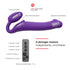 Strap-on Vibrant Télécommandé 3 Moteurs Couleur Violet